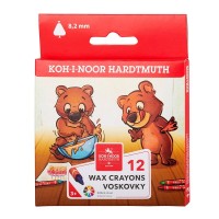 Souprava trojhranných voskovek Koh-i-noor - 12 ks - 8272012010KS 
