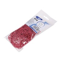 Gumička slabá - červená - 1 mm - o 6 cm - 50 g - 64906 