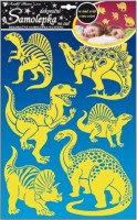 Samolepka na zeď - Dinosauři svítící ve tmě - 29 x 47 cm - 10067