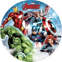 Papírové talíře velké - Avengers - 23 cm - 8 ks - S93871
















