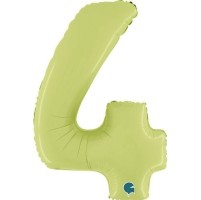 Fóliový balónek 66 cm - číslice 4 - olivová - W260400SOGR-P



 
