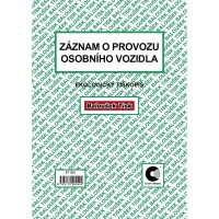 Záznam o provozu osobního vozidla A5 - ET205
