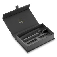 Pouzdro a kuličkové pero Parker Jotter XL Monochrome Black BT 