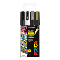 Sada akrylových popisovačů Posca PC-3M - 0,9–1,3 mm - MIX - 4 ks - P153544851 