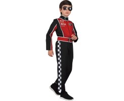 Dětský kostým - Racing driver - vel. M (120–130 cm)