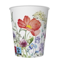 Papírové kelímky - Meadow in June - 250 ml - 8 ks - KD01_OG_032001
