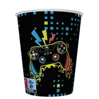 Papírové kelímky - Play Joystick Pad - 250 ml - 8 ks - KD01_OG_038201