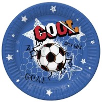 Papírové talíře velké - Cool Football - 23 cm - 8 ks - TD02_OG_038101