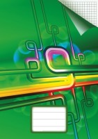 Školní sešit 545 - A5, čtverečkovaný, 40 listů - zelený
