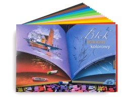 Blok s barevnými papíry A4 - 300 g/m2 - 20 listů

