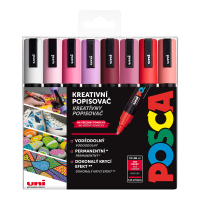 Sada akrylových popisovačů Posca PC-5M - 1,8–2,5 mm - LOVE -  8 ks - P250699308