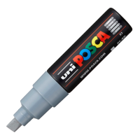 Akrylový popisovač Posca PC-8K - 8 mm - šedá (37) - P300558000 