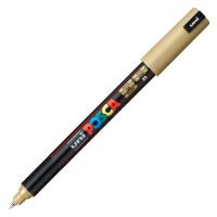 Akrylový popisovač Posca PC-1MR - 0,7 mm - zlatá (25) - P289876000