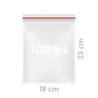 Sáček zipový PE Quicksafe 18 x 25 cm - 100 ks - 68918