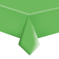 Papírový ubrus - White Dots on Green - 120 x 180 cm - OD01_OG_P_036802