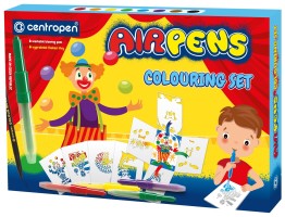 Foukací fixy AirPens Coloring set - S 1500/9 