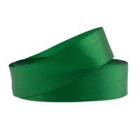 Stuha saténová 25mm/32m - tm. zelená - 601264 