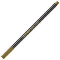 Prémiový vláknový metalický fix STABILO Pen 68 metallic - měděná 68/820