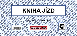 Kniha jízd firemním a soukromým vozidlem 1/3 A4 - ET315