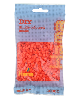 Zažehlovací korálky MIDI - oranžové - 1000 ks - H207-04 