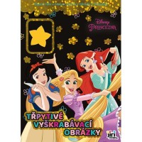 Třpytivé vyškrabávací obrázky - Princezny - 3945-5
