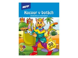 Omalovánky A5 se samolepkami - Kocour v botách - 5301230