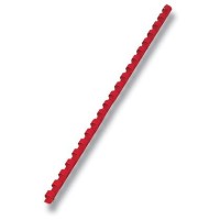 Hřbet pro kroužkovou vazbu 8 mm - červený