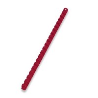 Hřbet pro kroužkovou vazbu 12,5 mm - červený
