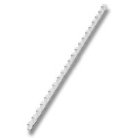 Hřbet pro kroužkovou vazbu 6 mm - bílý