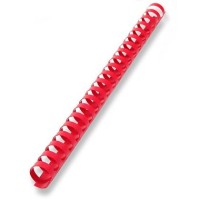 Hřbet pro kroužkovou vazbu 19 mm - červený - P1190