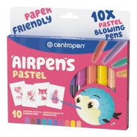 Foukací fixy AirPens Pastel - 10 ks - 1500/10