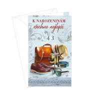 Blahopřání k narozeninám s otočníkem - 15-6498c
