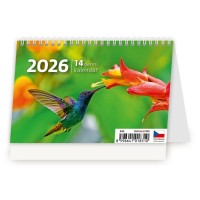 Stolní kalendář 2026 - MINI 14denní kalendář - S43-26





