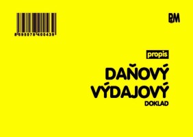 Daňový výdajový doklad propisovací - 43