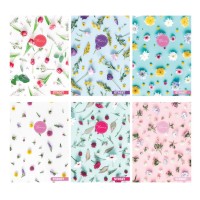 Školní sešit 454 - Flowers - A4, linkovaný, 54 listů