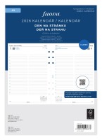 Kalendář 2026 do diáře Filofax - A5 - denní - na 1 stranu, linky  - 6858026