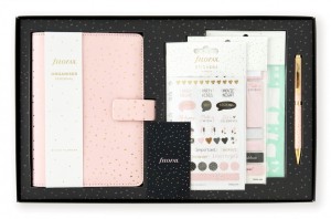 Dárková sada Filofax Confetti - osobní - Rose Quartz - 028735