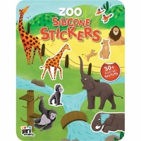 Hra se silikonovými samolepkami - Zoo - 4461-9