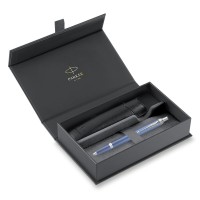 Pouzdro a kuličkové pero Parker IM Writing Rituals Blue CT - 1502/3293906