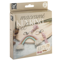 Macramé - klíčenky - 2 ks - CR1729/GE