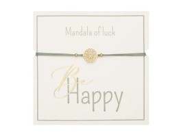 Gifty - Náramek pro štěstí - Mandala of Luck - zlatý - 1042784
