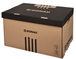 Archivační krabice na 6 krabic s víkem - 55,5 x 37 x 31,5 cm - hnědá