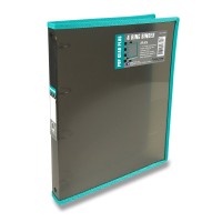 Pořadač Pop Gear Plus A4 - 4 kroužky - kouřová - 1303/2188100