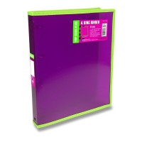 Pořadač Pop Gear Plus A4 - 4 kroužky - fialová - 1303/2188500