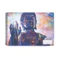 Skicák A4 twin wire - 40 listů - 190 g/m2 - Budha - 8-83622