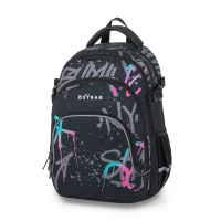 Studentský batoh OXY SCOOLER - Grafitti Pink - 8-46326















