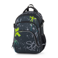 Studentský batoh OXY SCOOLER - Grafitti Blue - 8-46226














