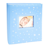 Fotoalbum na fotorůžky 30 x 33 cm - 60 stran - Starlet 1 - modré - DBCL-30B