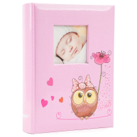 Fotoalbum 9 x 13 cm - 200 fotek - Owlet 2 - růžové - B-35200SB