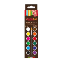 Akrylové barvy Toy Color - 12 x 2,5 ml 